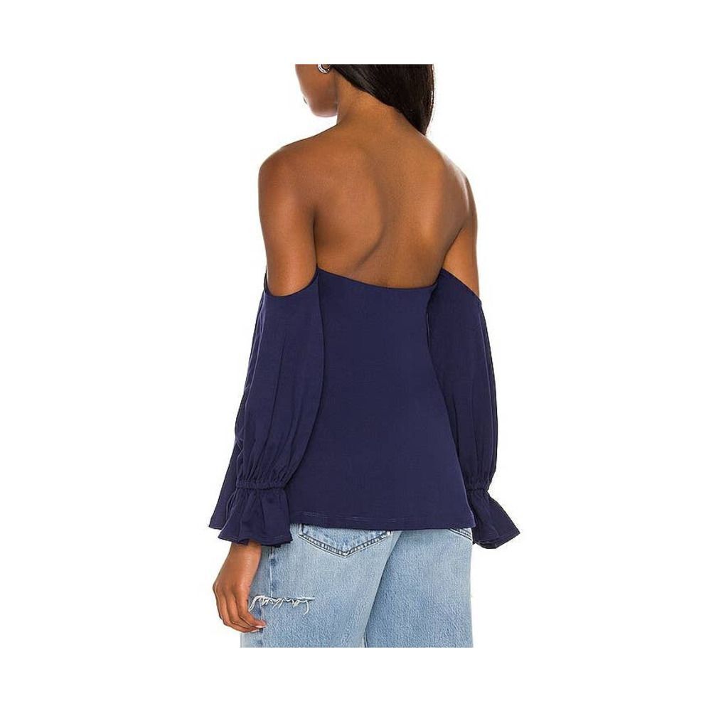 SUSANA MONACO Puff Sleeve Off-The-Shoulder Top - Picture 2 of 4